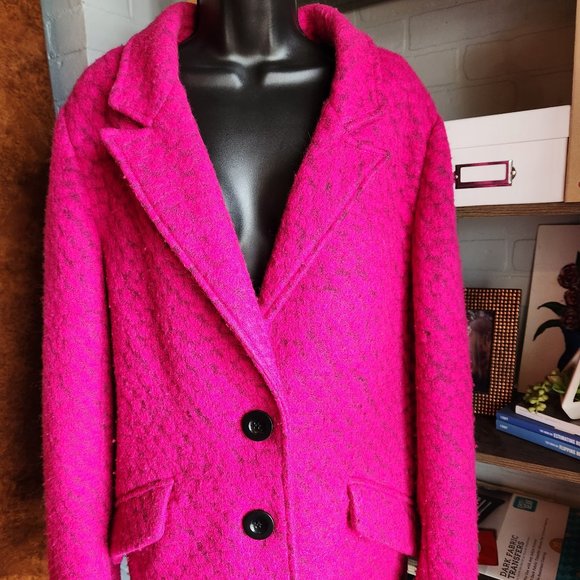 Karen Kane Jackets & Blazers - Karen Kane Wool Blend Two-Tone Blazer